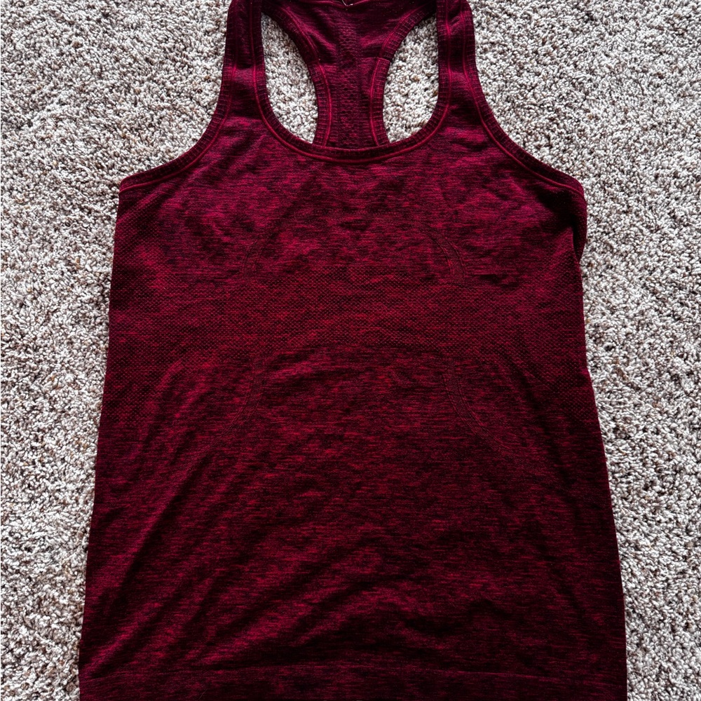 Women's Burgundy Tank Top